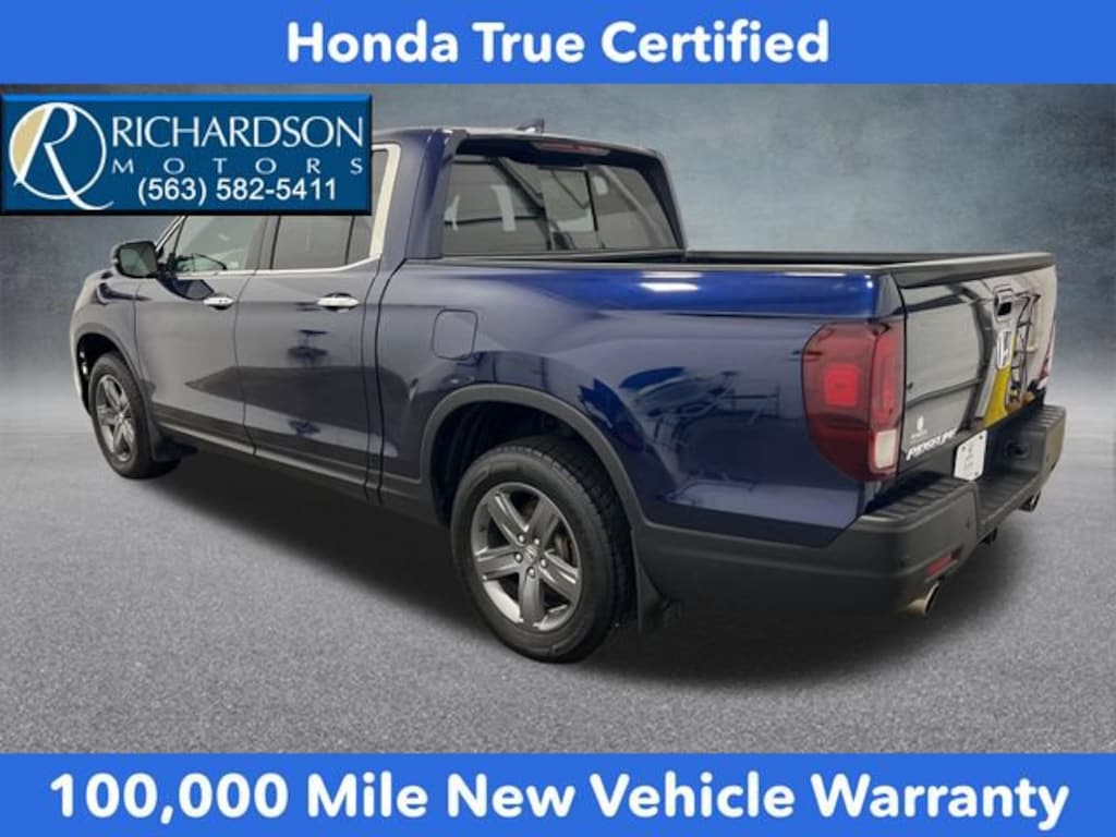 Certified 2022 Honda Ridgeline RTL-E Truck Crew Cab