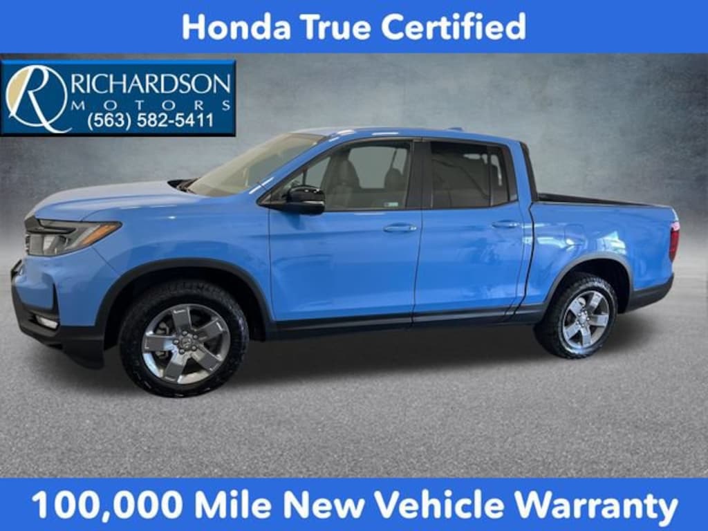 Certified 2025 Honda Ridgeline TrailSport Truck Crew Cab