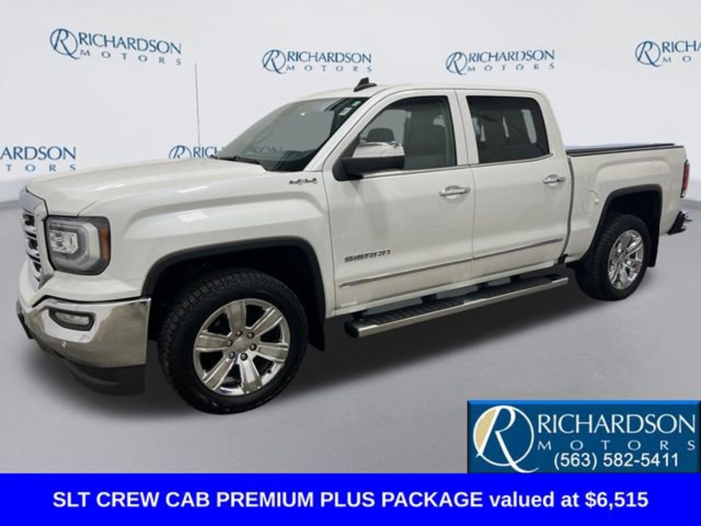Used 2018 GMC Sierra 1500 SLT Truck Crew Cab