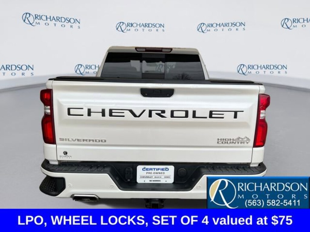 Used 2019 Chevrolet Silverado 1500 High Country Truck Crew Cab