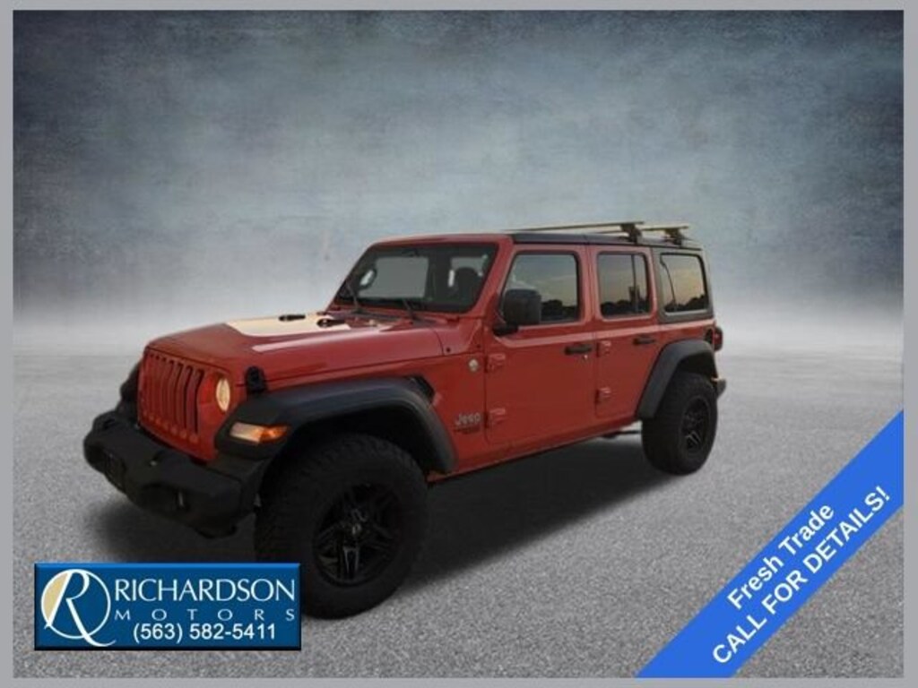 Used 2018 Jeep Wrangler Unlimited Sport 4x4 SUV