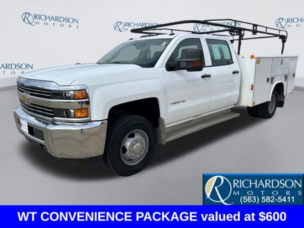 Used 2016 Chevrolet Silverado 3500HD Chassis WT Truck Crew Cab