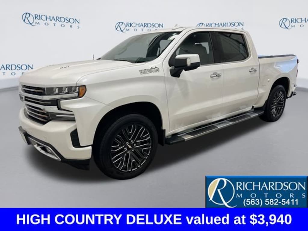 Used 2019 Chevrolet Silverado 1500 High Country Truck Crew Cab