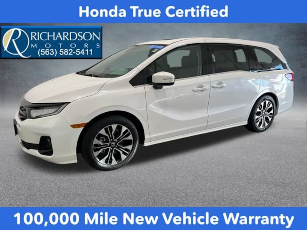 Certified 2025 Honda Odyssey Elite Van