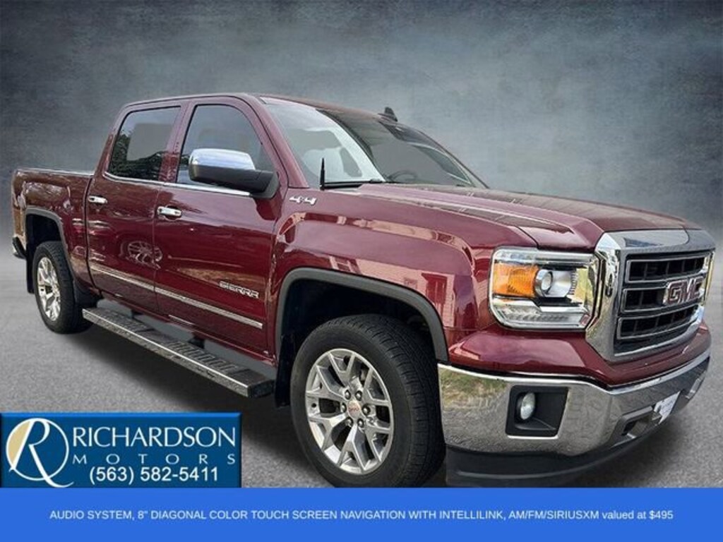 Used 2015 GMC Sierra 1500 SLT Crew Cab Value Package Truck Crew Cab
