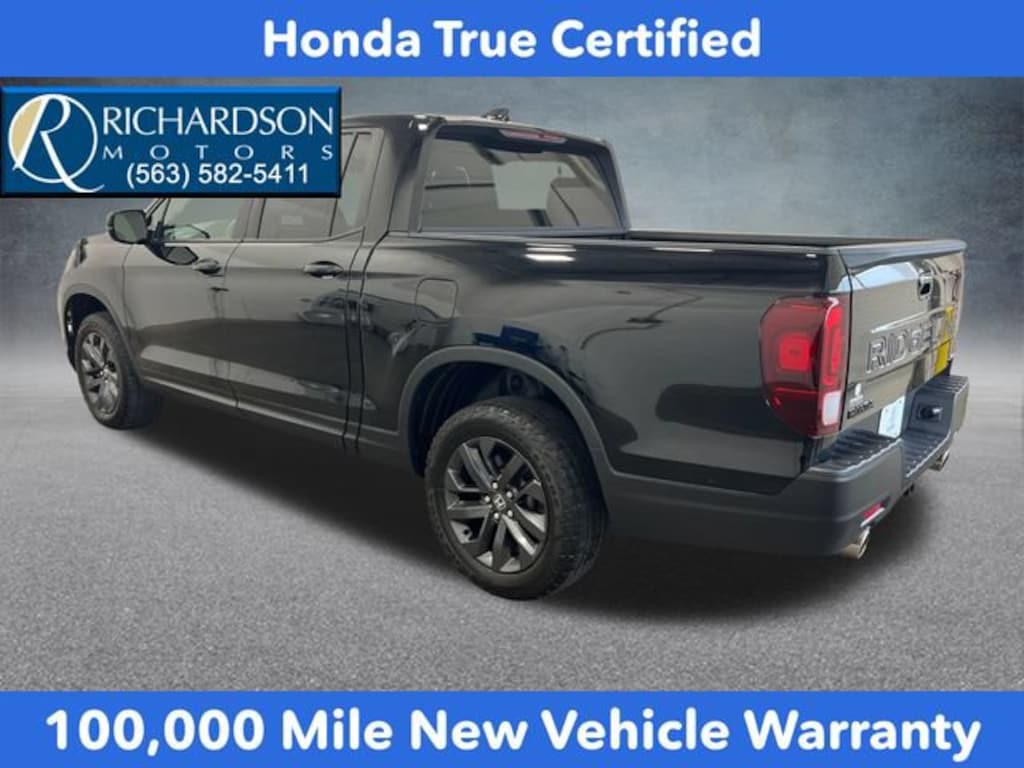 Certified 2025 Honda Ridgeline Sport Truck Crew Cab