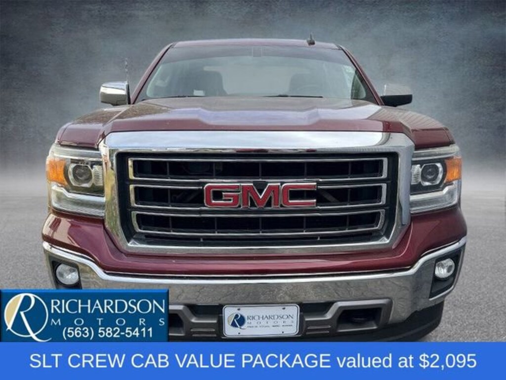 Used 2015 GMC Sierra 1500 SLT Crew Cab Value Package Truck Crew Cab