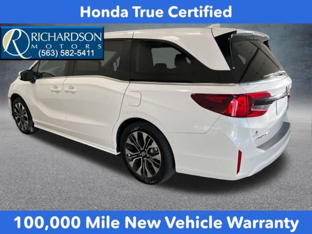 Certified 2025 Honda Odyssey Elite Van