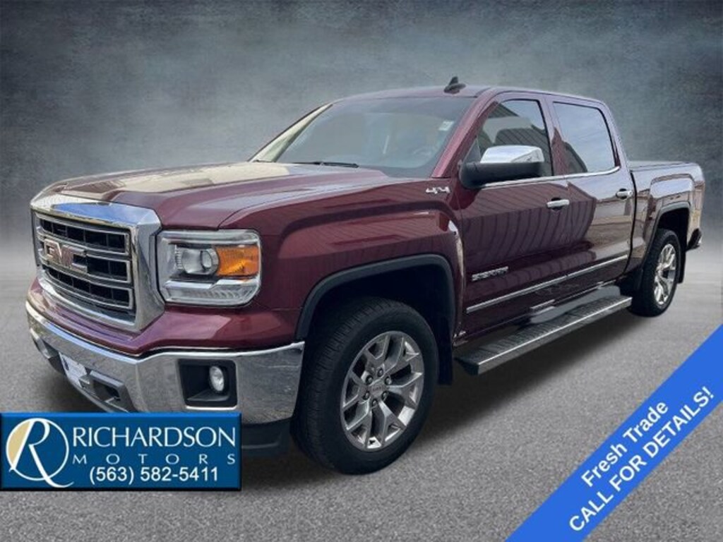 Used 2015 GMC Sierra 1500 SLT Crew Cab Value Package Truck Crew Cab