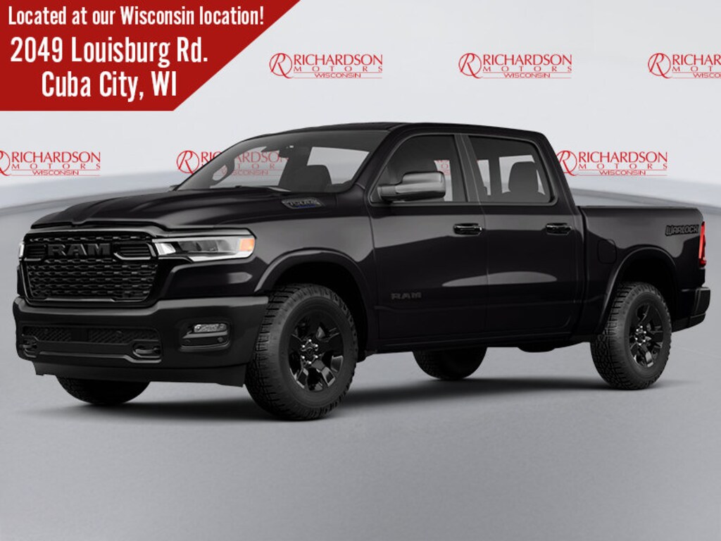 New 2026 Ram 1500 WARLOCK CREW CAB 4X4 5'7 BOX Pickup