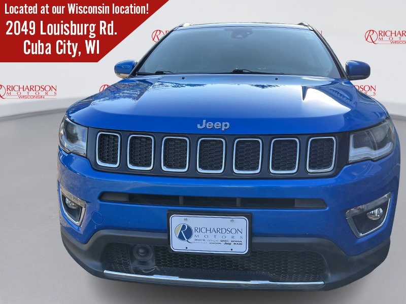 Used 2018 Jeep Compass Limited with VIN 3C4NJDCB7JT169721 for sale in Cuba City, WI