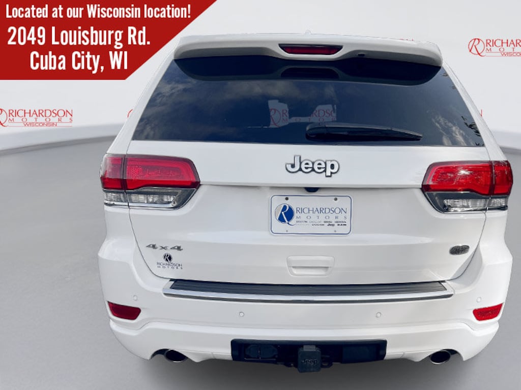 Certified 2019 Jeep Grand Cherokee Overland SUV