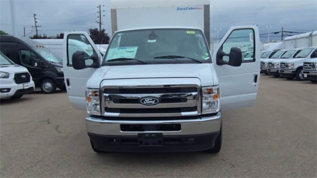New 2026 Ford E-350 Cutaway Base 10ft High Roof Enclosed Utility Body