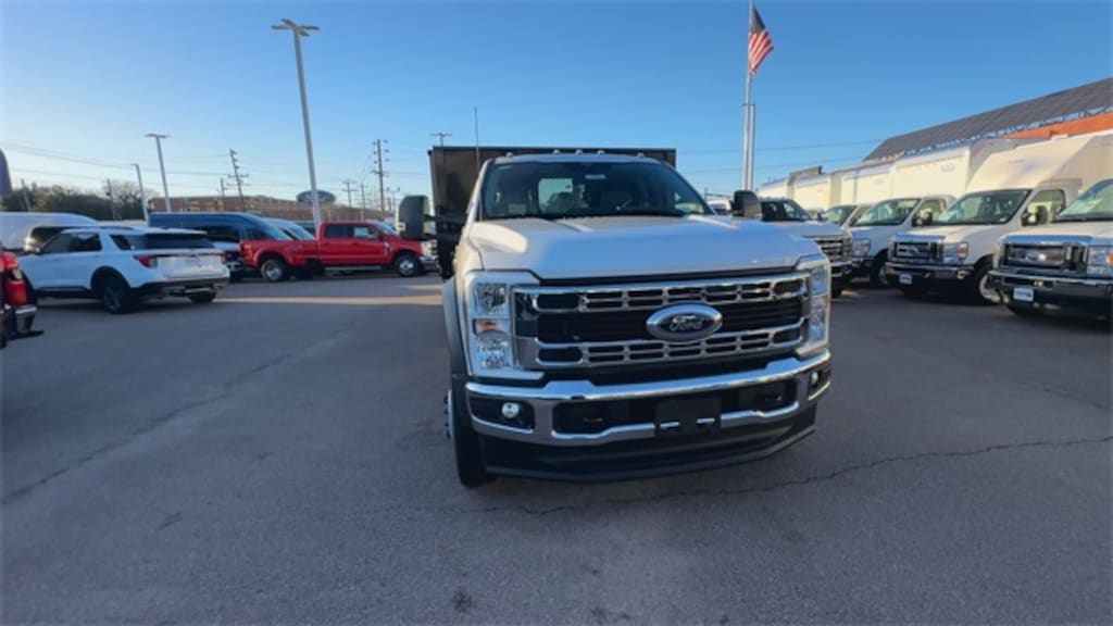New 2024 Ford F-550 Chassis 16ft Stake Body With Rail Lift Gate Service Body