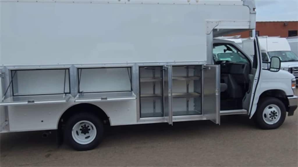 New 2026 Ford E-450 Cutaway Base 14ft DuraCube Max Utility Body
