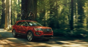 2018 Ford Explorer in Ruby Red