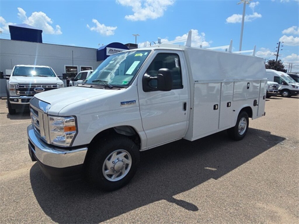 New 2025 Ford E-350 Cutaway Base 9ft Enclosed Service Body KUV