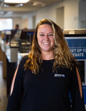 Staff member Kayla Kosiewicz from ID_b66d53