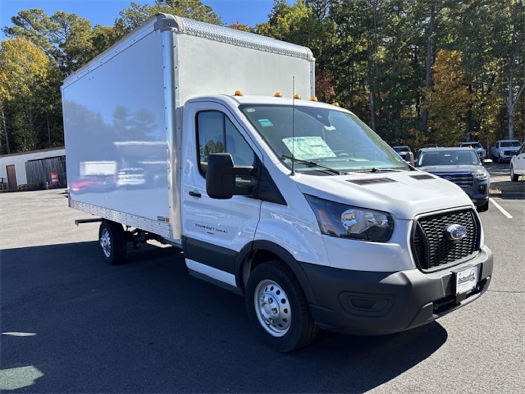 New 2023 Ford Transit-350 Cutaway Base 14 Foot Reading Box Van Box Van