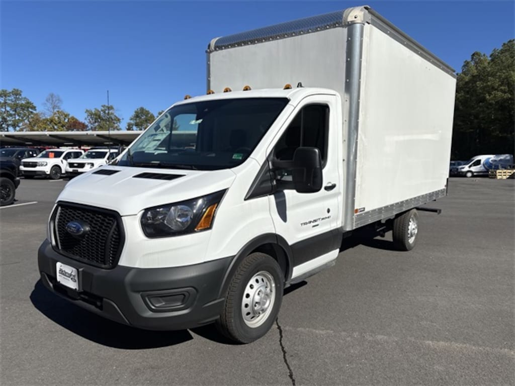New 2023 Ford Transit-350 Cutaway Base 14 Foot Reading Box Van Box Van