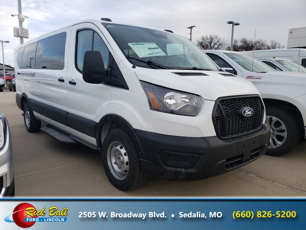 New 2026 Ford Transit Commercial Passenger Van XL Wagon Low Roof Van