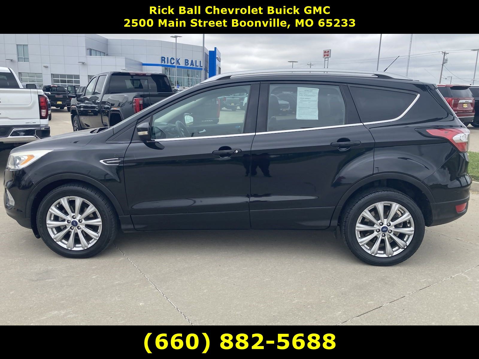 Used 2017 Ford Escape Titanium with VIN 1FMCU0JD0HUD81738 for sale in Kansas City