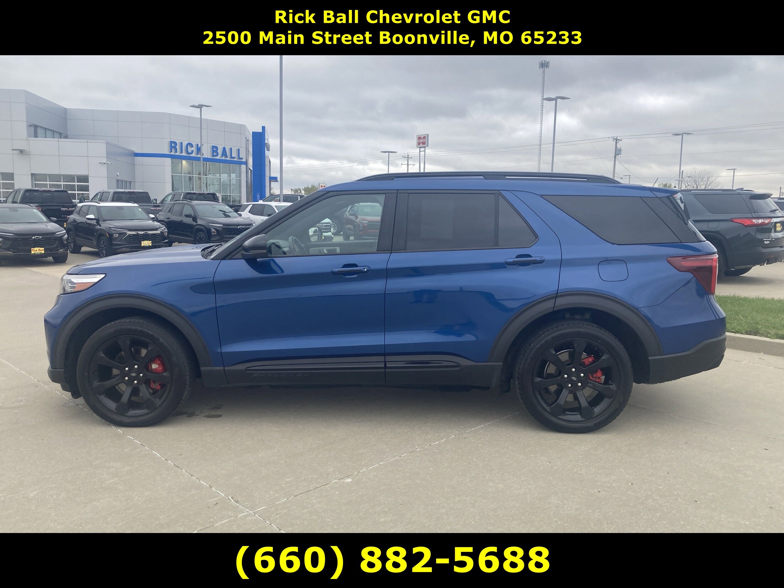Used 2020 Ford Explorer ST with VIN 1FM5K8GC1LGB63004 for sale in Kansas City
