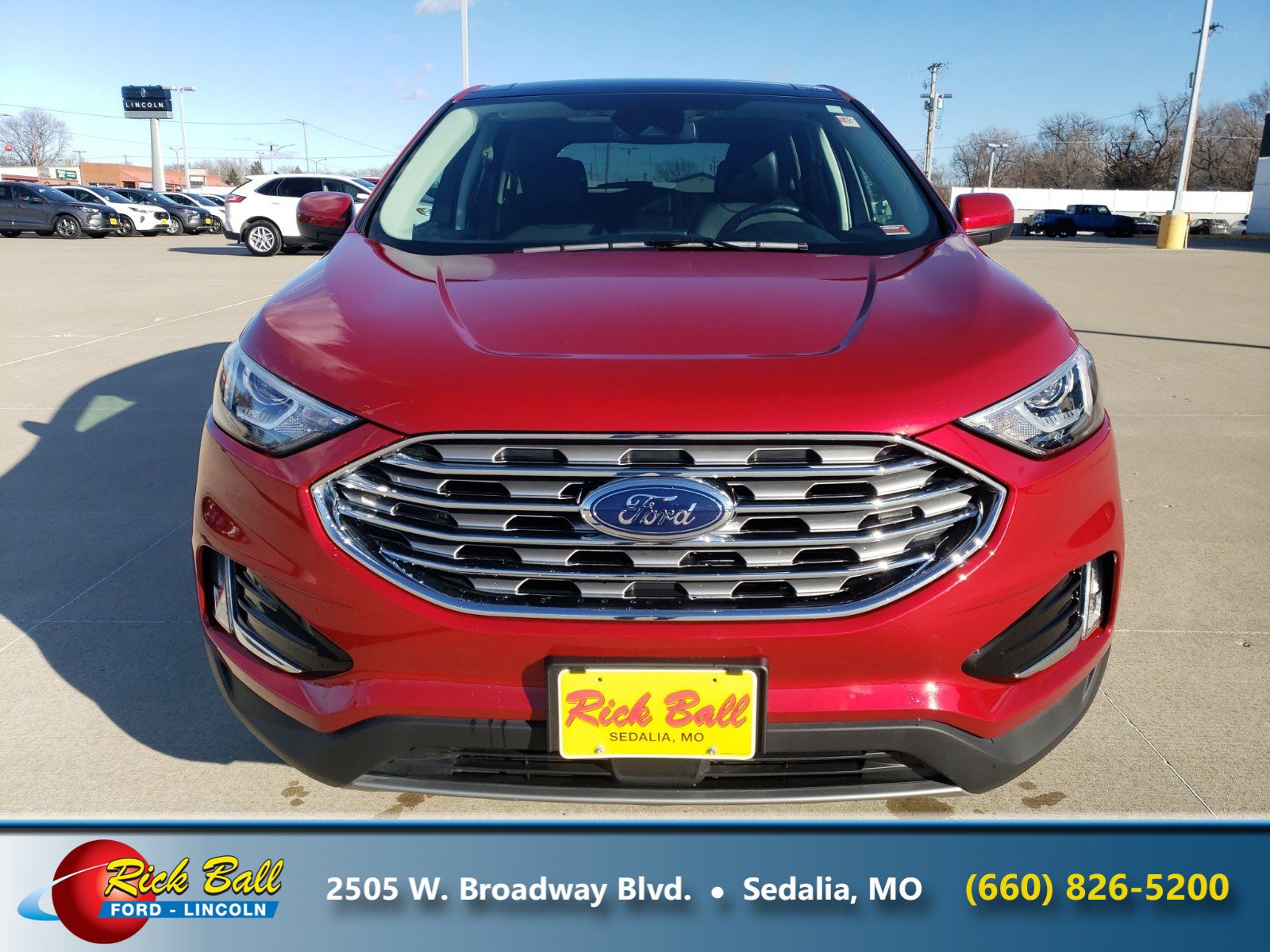 Used 2021 Ford Edge SEL with VIN 2FMPK4J98MBA65935 for sale in Sedalia, MO