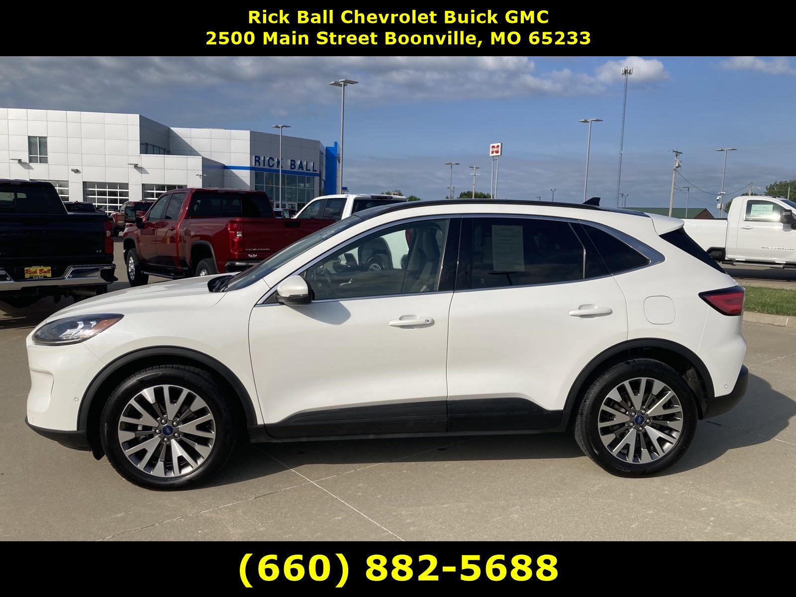 Used 2020 Ford Escape Titanium with VIN 1FMCU9J90LUA77012 for sale in Kansas City