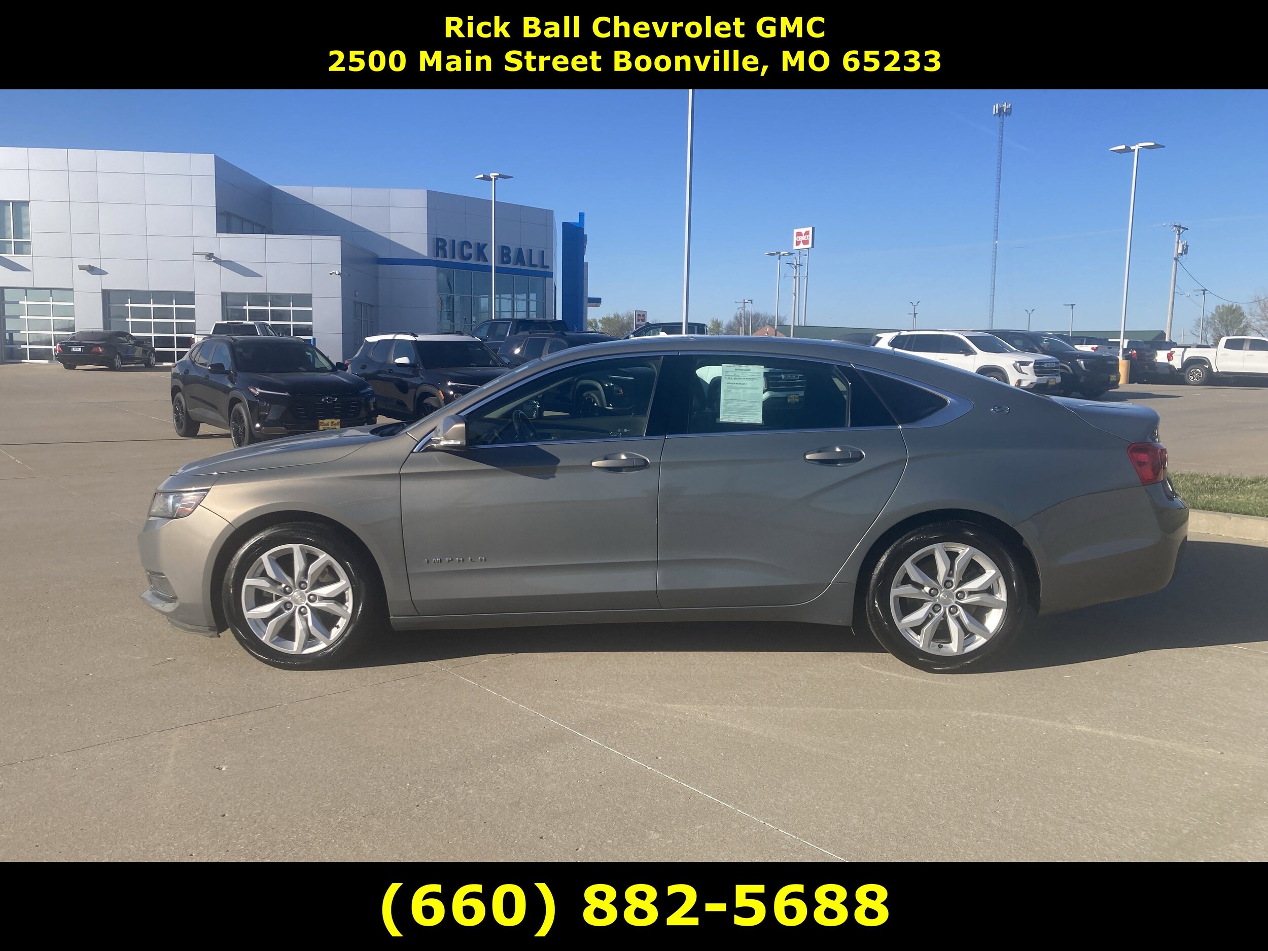 Used 2017 Chevrolet Impala 1LT with VIN 2G1105S31H9182343 for sale in Kansas City