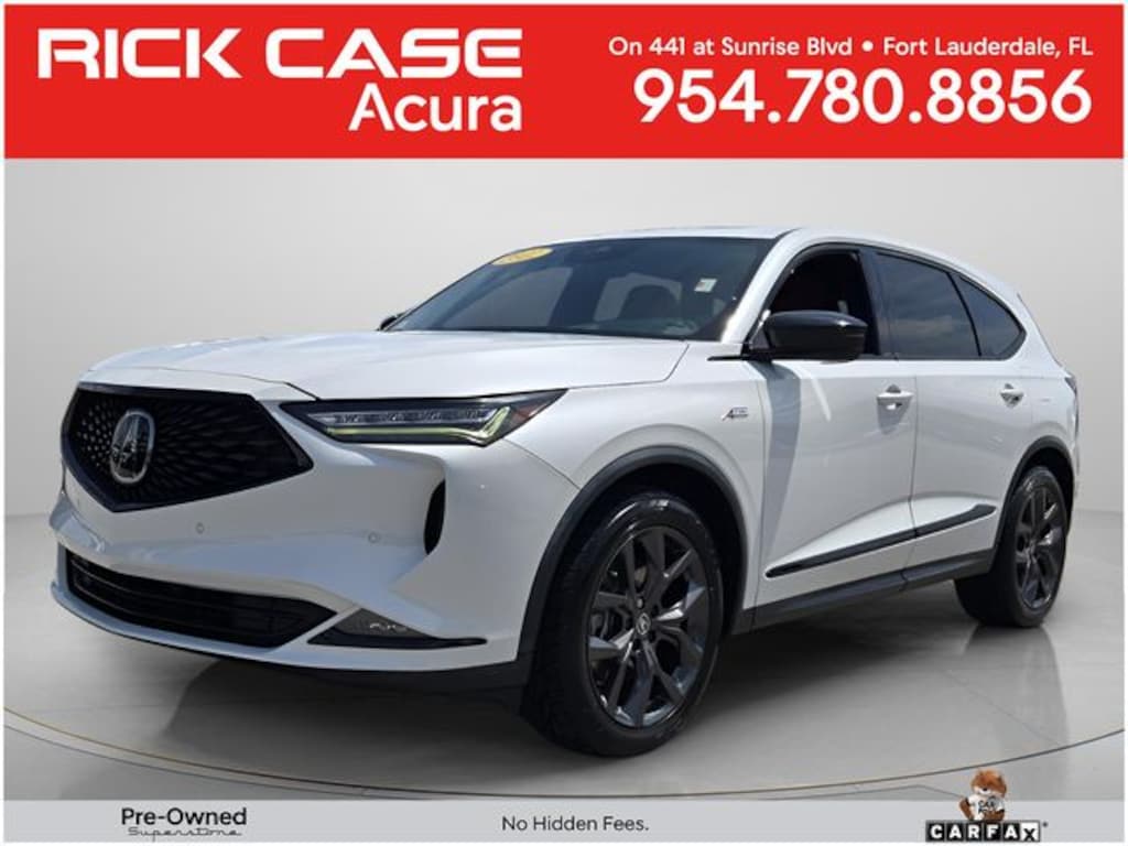 Certified 2022 Acura MDX SH-AWD with A-Spec Package SUV