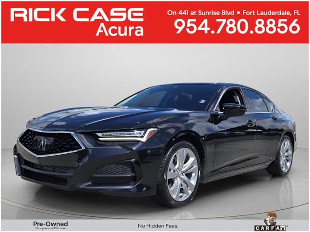 Certified 2021 Acura TLX Technology Package Sedan