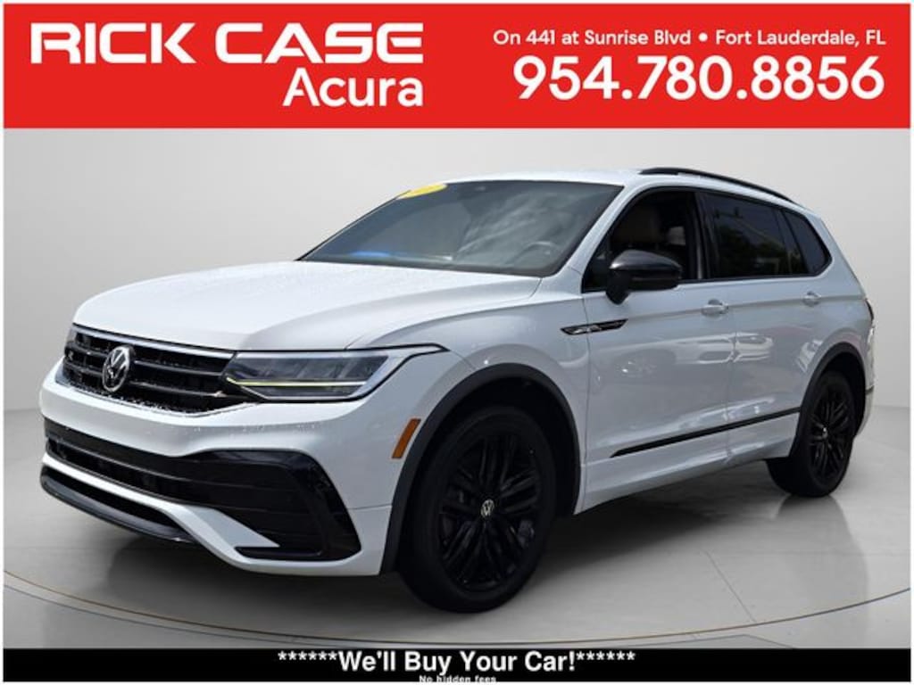 Used 2022 Volkswagen Tiguan 2.0T SE R-Line Black SUV