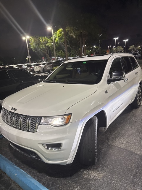 Used 2017 Jeep Grand Cherokee Overland with VIN 1C4RJECG6HC804453 for sale in Plantation, FL