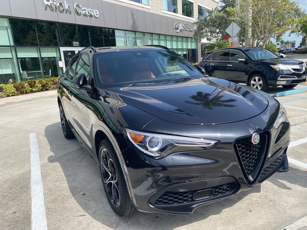 Used 2022 Alfa Romeo Stelvio Ti Veloce with VIN ZASPAKBN3N7D47053 for sale in Davie, FL