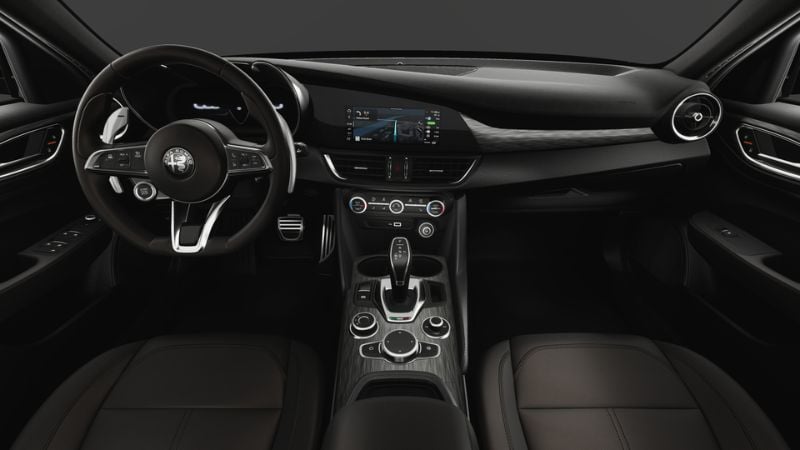 2024 Alfa Romeo Giulia at Rick Case Alfa Romeo in Black.jpg