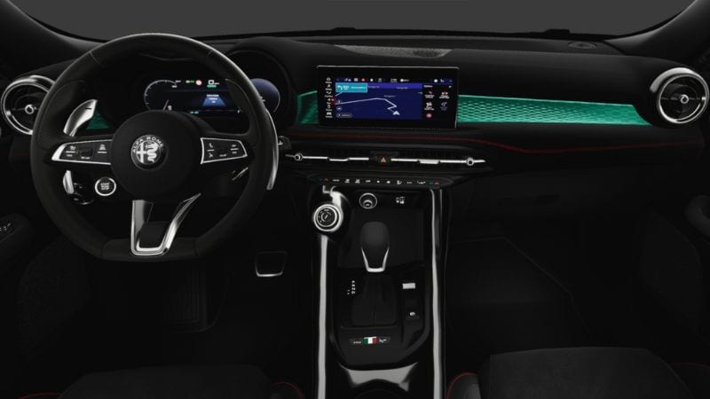 2024 Alfa Romeo Tonale at Rick Case Alfa Romeo in Perforated Alcantara Black_Red.jpg
