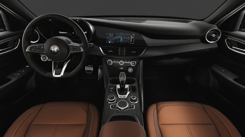 2024 Alfa Romeo Giulia at Rick Case Alfa Romeo in Saddle Brown.jpg