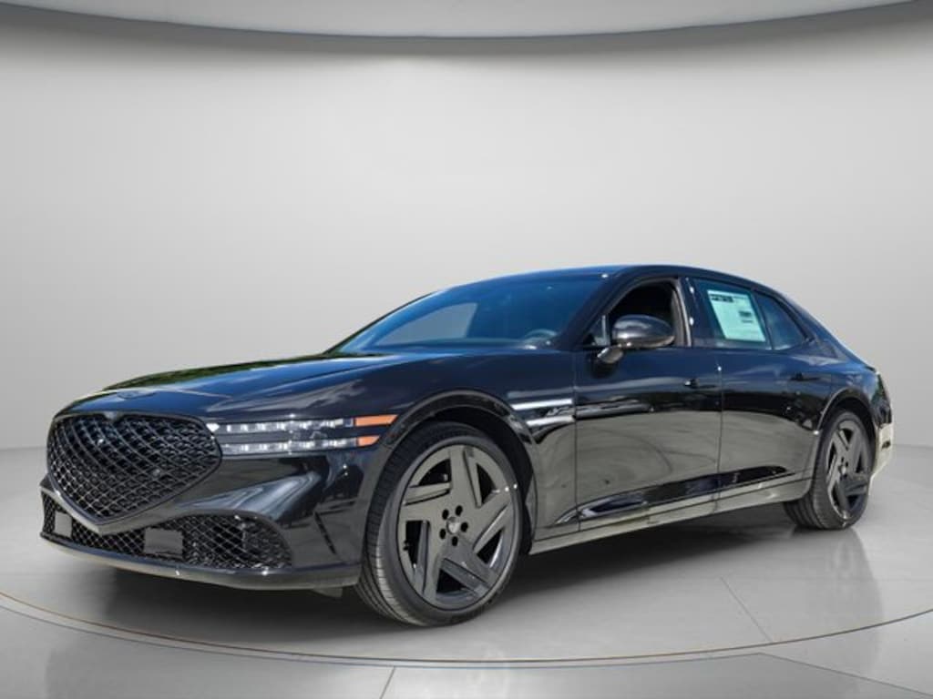 New 2026 Genesis G90 3.5T E-SC Mhev Prestige Black Sedan