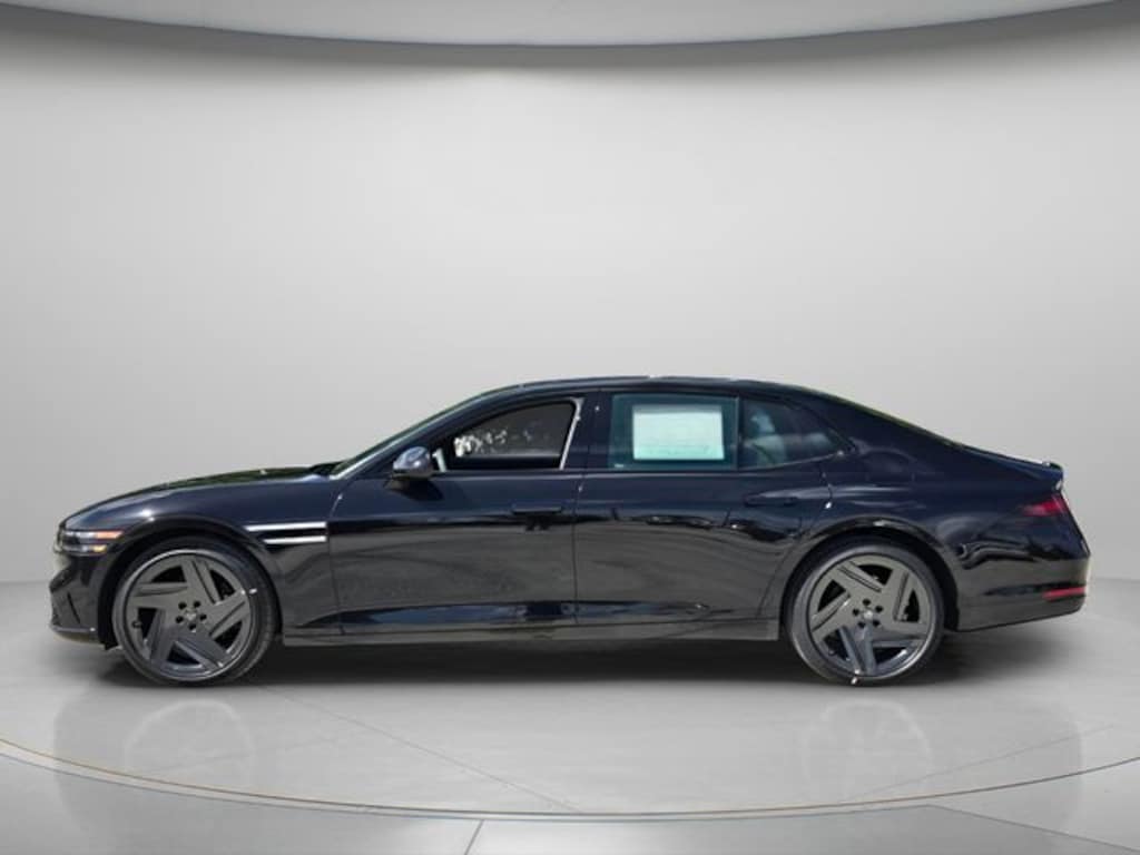 New 2026 Genesis G90 3.5T E-SC Mhev Prestige Black Sedan