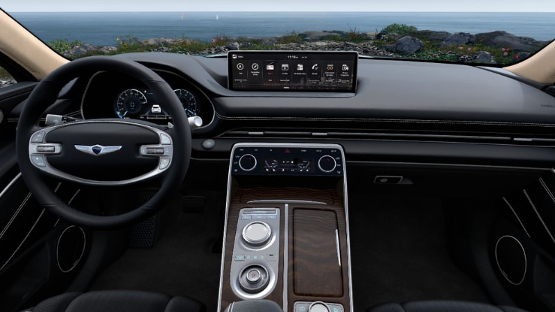 2024 Genesis GV80 Black W/ Olive Ash at Rick Case Genesis Davie