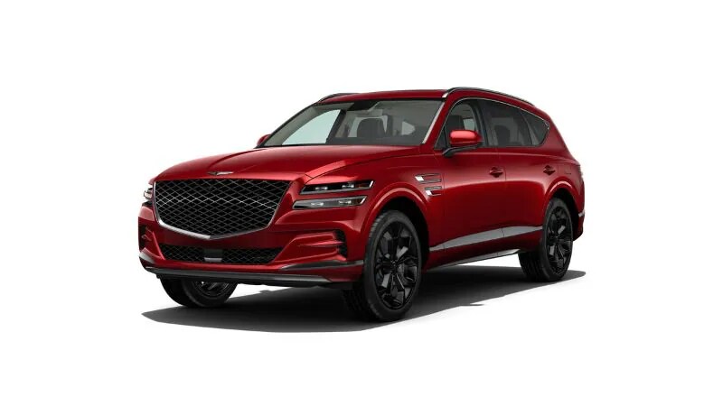 2024 Genesis GV80 Mauna Red at Rick Case Genesis Davie