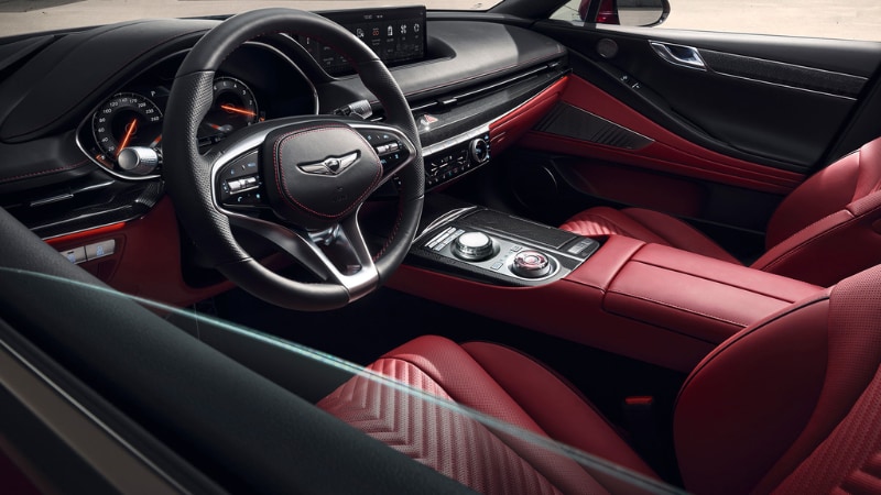 2024 Genesis G80 interior at Rick Case Genesis Davie