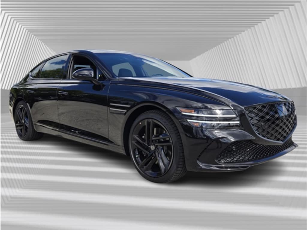 New 2026 Genesis G80 3.5T Prestige Black Sedan