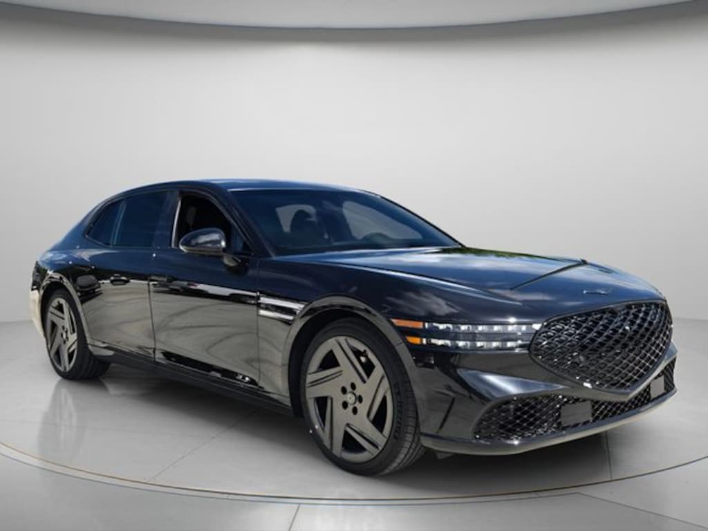 New 2026 Genesis G90 3.5T E-SC Mhev Prestige Black Sedan