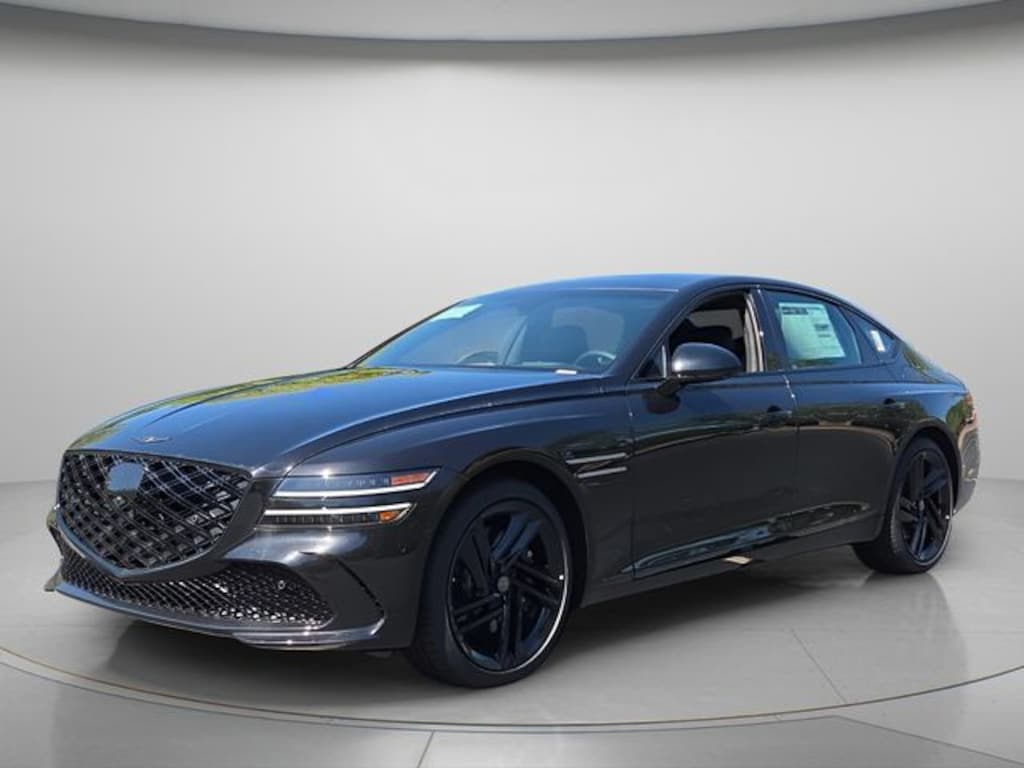 New 2027 Genesis G80 3.5T Prestige Black Sedan