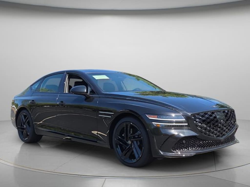 New 2027 Genesis G80 3.5T Prestige Black Sedan