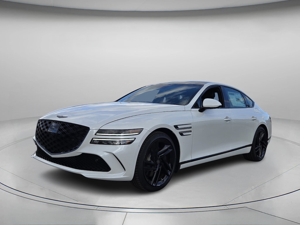 New 2026 Genesis G80 3.5T Prestige Black Sedan