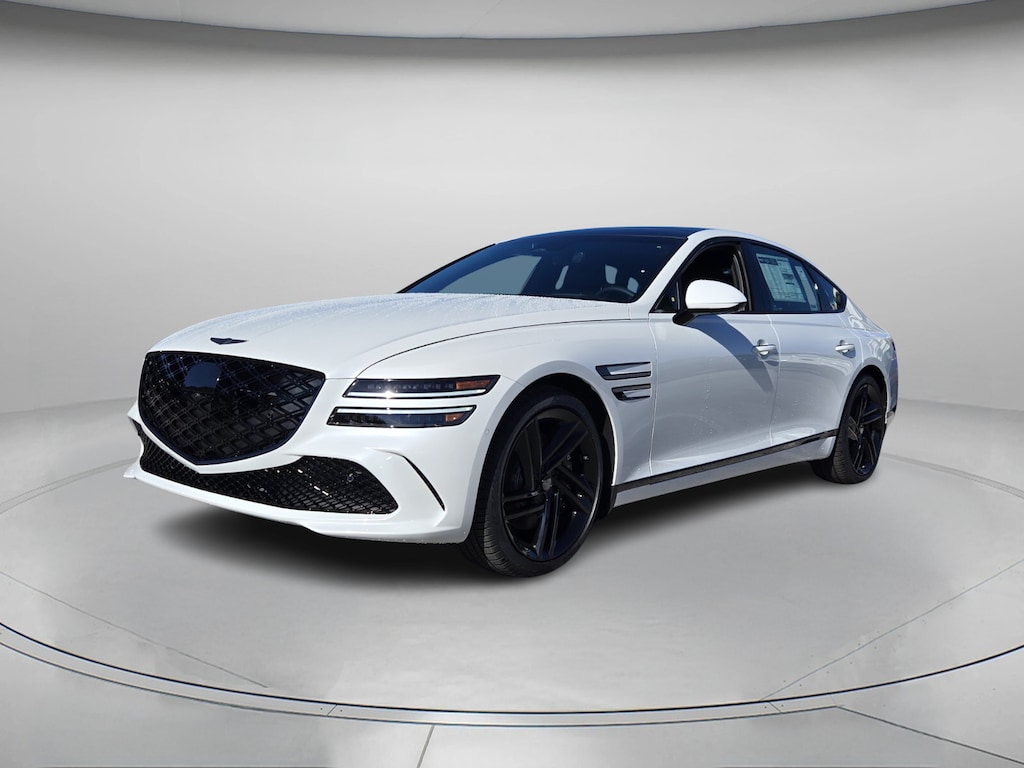 New 2026 Genesis G80 3.5T Prestige Black Sedan