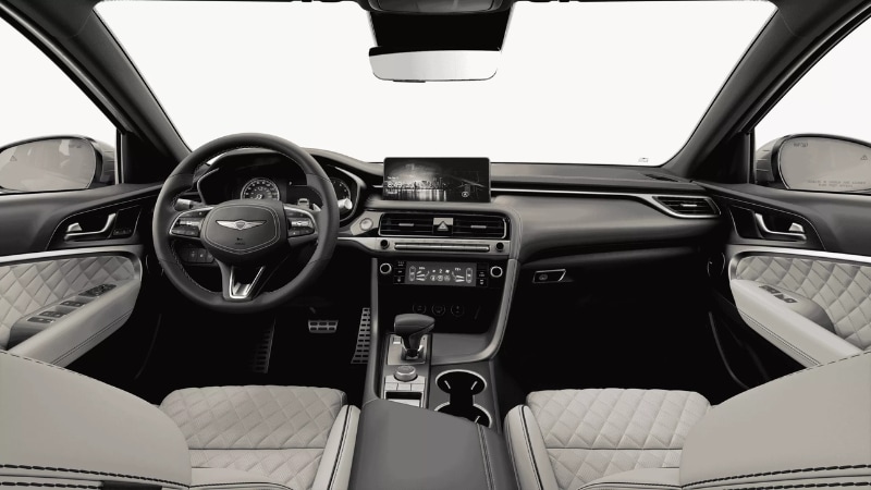 2024 Genesis G70 Colors at Rick Case Genesis Plantation in Fog Two Tone with Aluminum.png